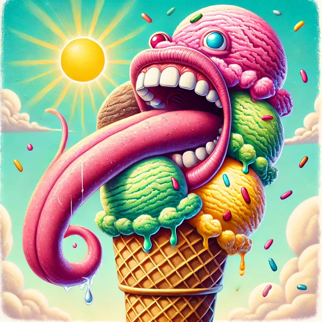 Self-Licking Ice Cream Cone